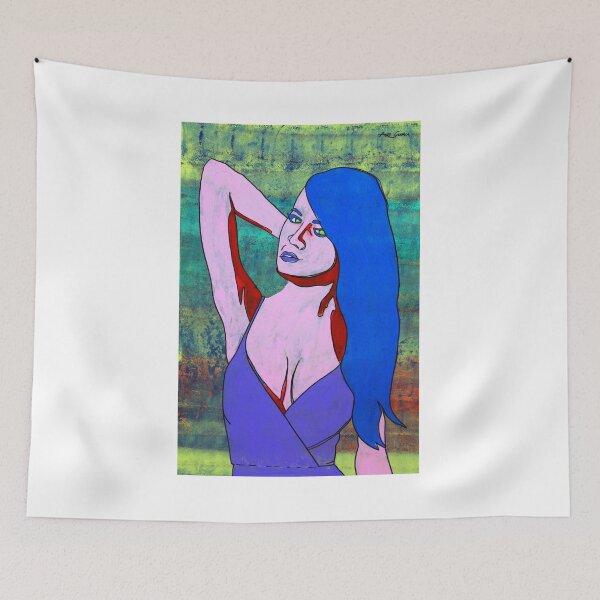 Item preview, Portrait of a Woman By ArtGuru 0083 - Acrylic On Paper designed and sold by Art Guru.