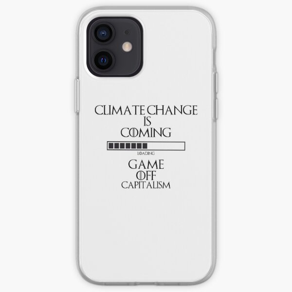 Klimawandel Spiel aus dem Kapitalismus iPhone Flexible Hülle