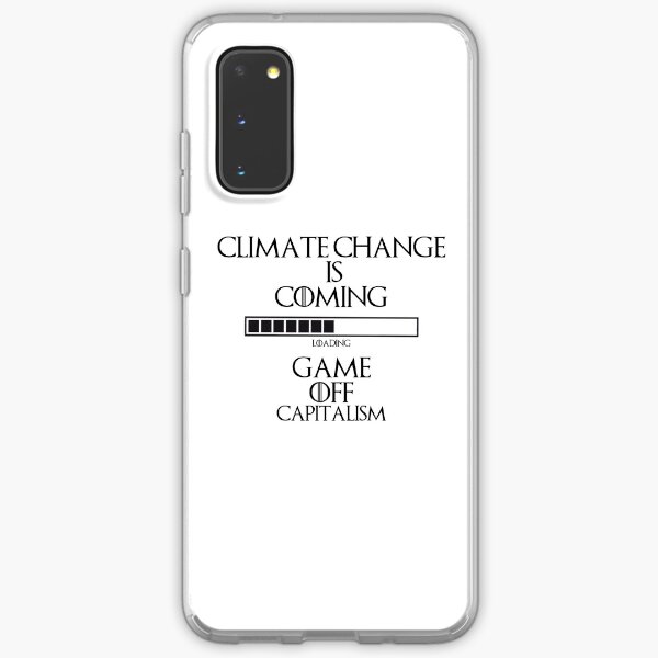 Klimawandel Spiel aus dem Kapitalismus Samsung Galaxy Flexible Hülle