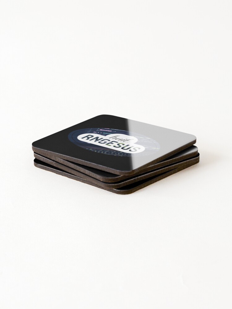 Thumbnail 4 of 5, Coasters (Set of 4), Rng Rngesus Funny Coder Coding Software Developer designed and sold by yellowpomelo.