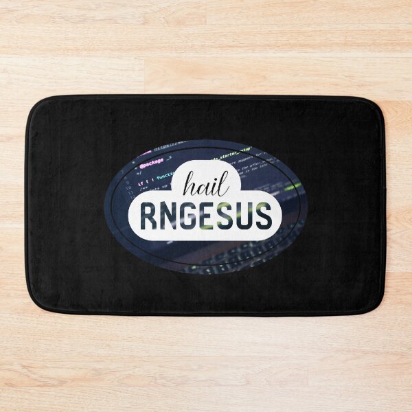 Item preview, Rng Rngesus Funny Coder Coding Software Developer designed and sold by yellowpomelo.