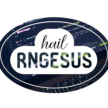 Artwork thumbnail, Rng Rngesus Funny Coder Coding Software Developer by yellowpomelo