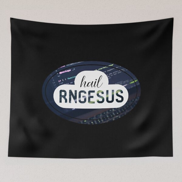 Item preview, Rng Rngesus Funny Coder Coding Software Developer designed and sold by yellowpomelo.