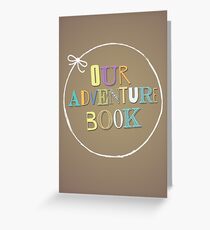 Tarjeta de felicitación Libro de aventura