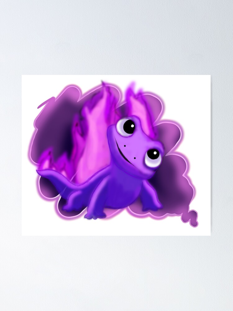 purple lizard from frozen 2