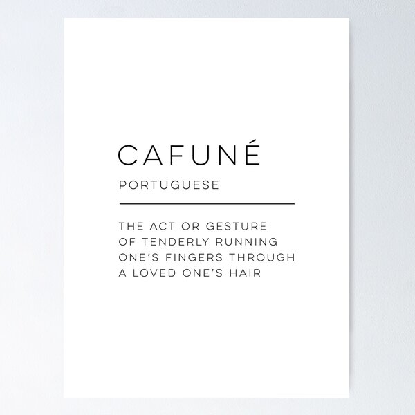 Saudade Definition Recessed Framed Print by Wise Magpie Prints