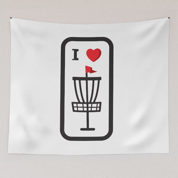 Item preview, I love disc golf designed and sold by Artiversal.