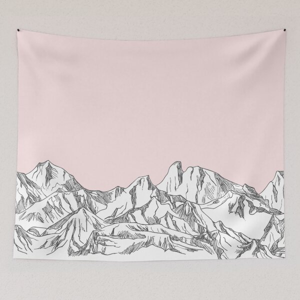 Item preview, Pink Mountains designed and sold by GlowinUp Shop.