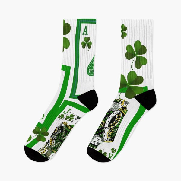 Item preview,  ROYAL COURT IN GREEN IRISH CLOVER CASINO PLAYING CARDS  designed and sold by sharlesart.