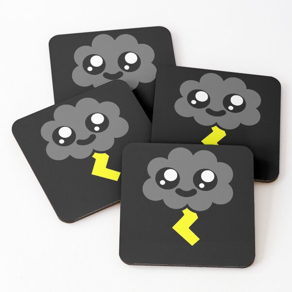 Item preview, Kawaii Storm Cloud designed and sold by midnightthecat.