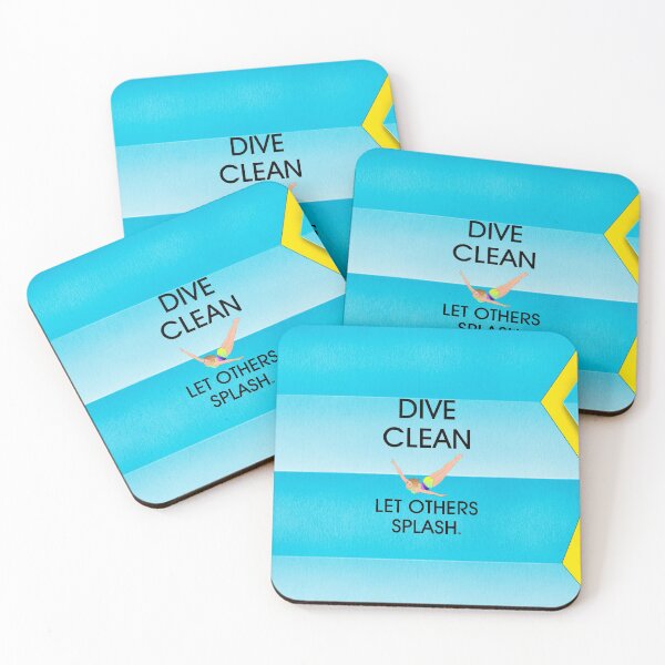 Item preview, Dive Clean Let Others Splash designed and sold by teepossible.