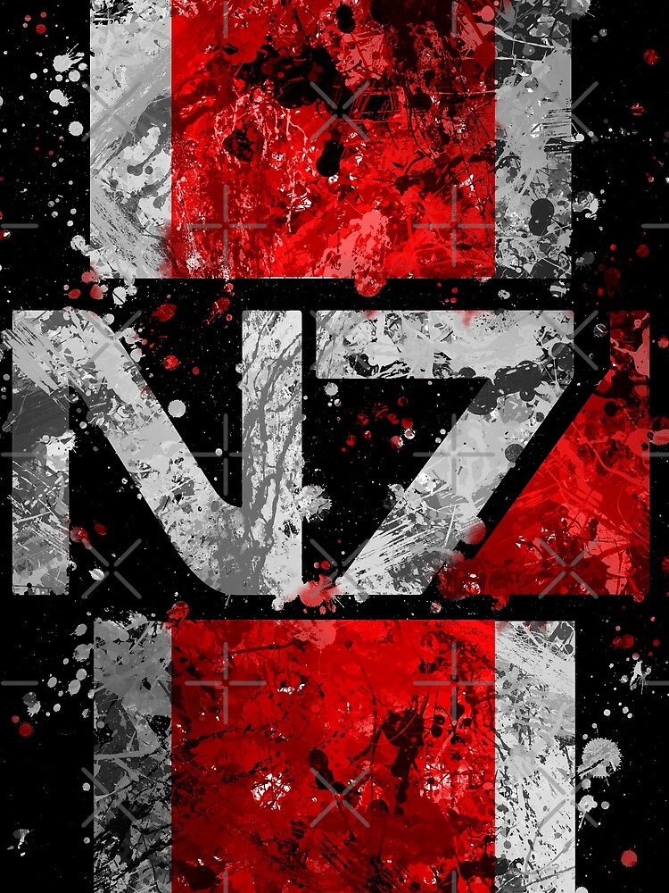 Mass Effect N7 Splatter by jsumm52