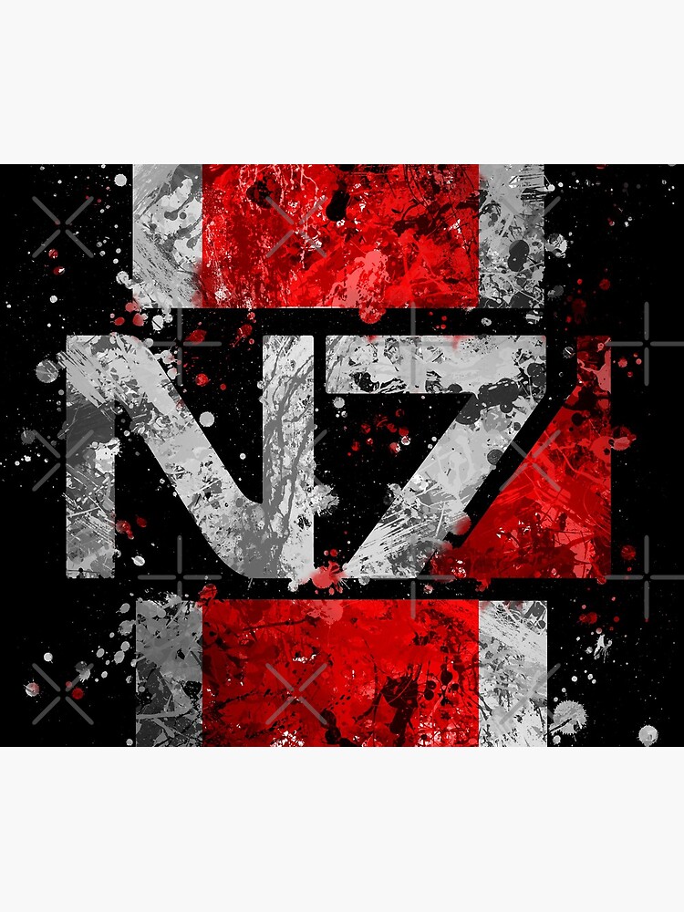 Mass Effect N7 Splatter by jsumm52