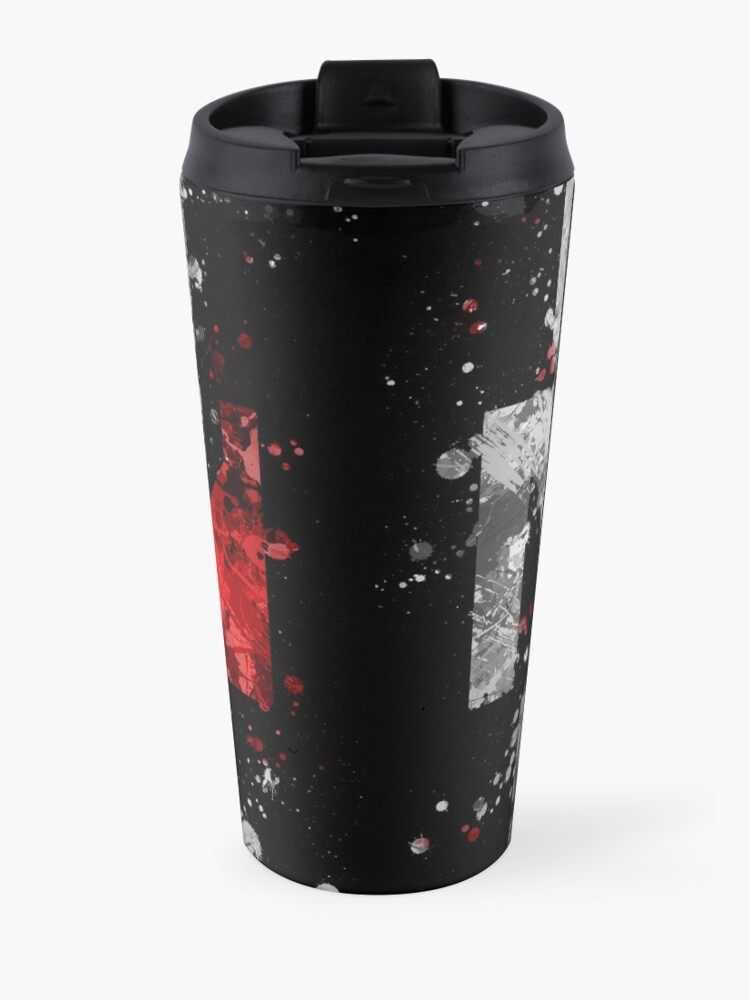 Alternate view of Mass Effect N7 Splatter Travel Mug