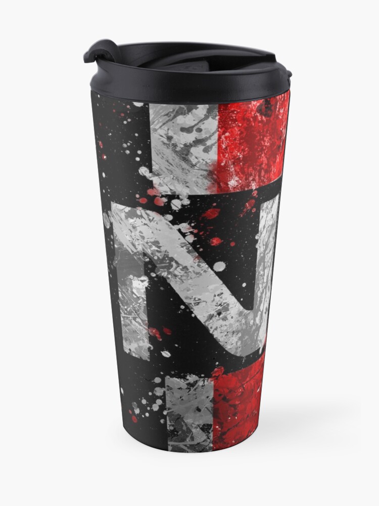 Alternate view of Mass Effect N7 Splatter Travel Mug