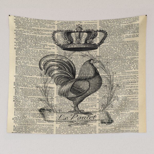 Item preview, Dark Academia french country chicken kitchen decor farmhouse rooster designed and sold by LEILA ART SPACE.