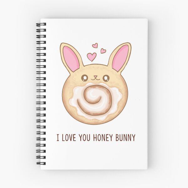 Item preview, Honey Bunny Note Book designed and sold by dreamwish.