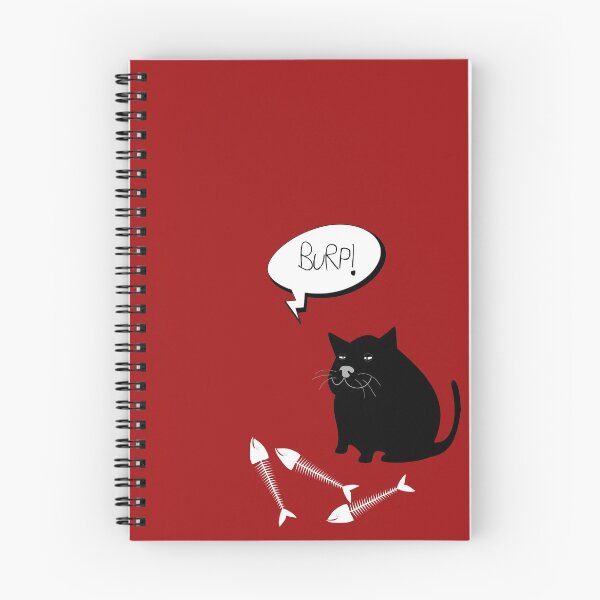Item preview, Burping black cat designed and sold by Annie Nader.