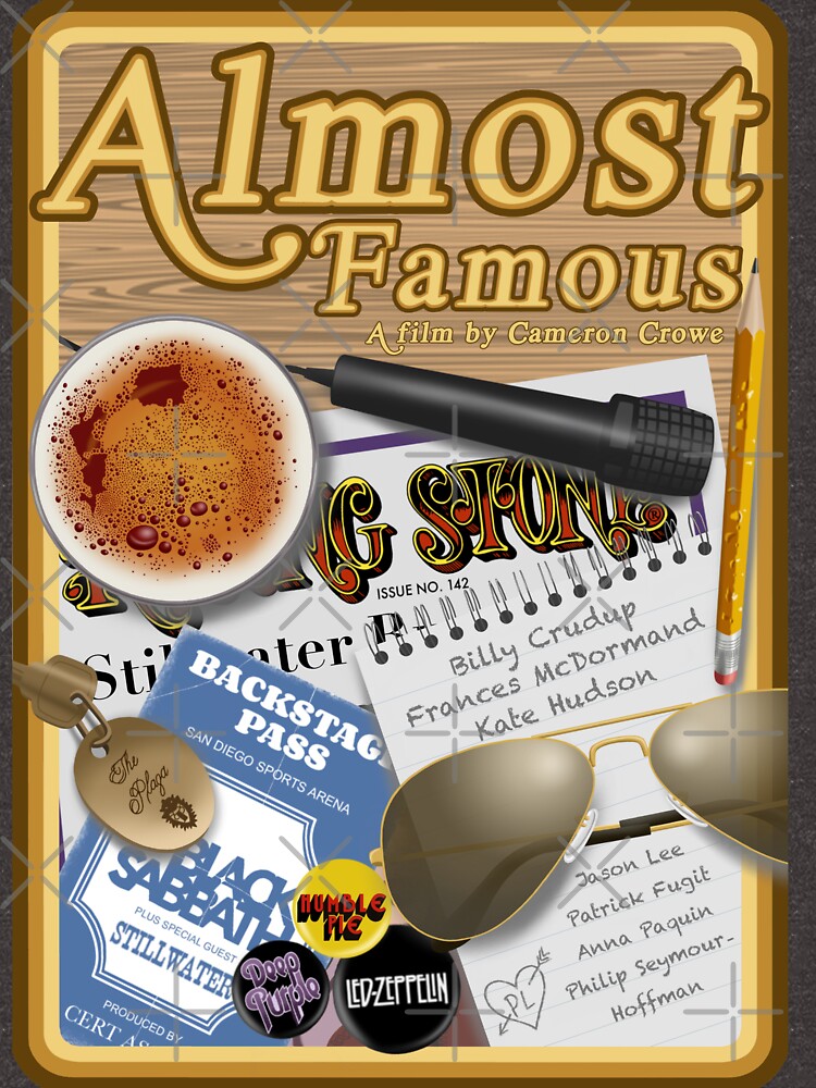 Almost Famous T Shirt For Sale By Lizzybassett Redbubble Almost T Shirts Famous T Shirts