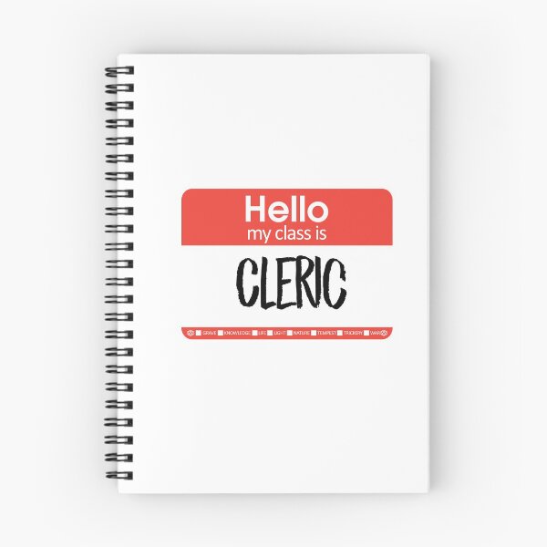 Item preview, Hello, My Class Is Cleric designed and sold by lilithiel.