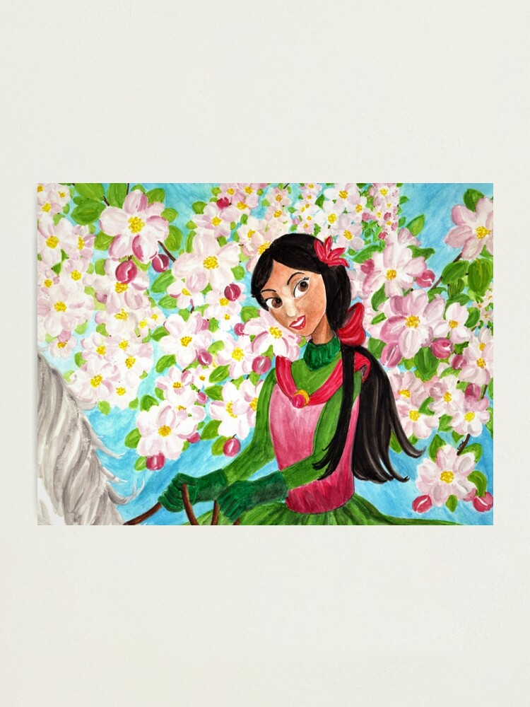 Alternate view of Princess Precious - In the Spring - Wall Art Photographic Print