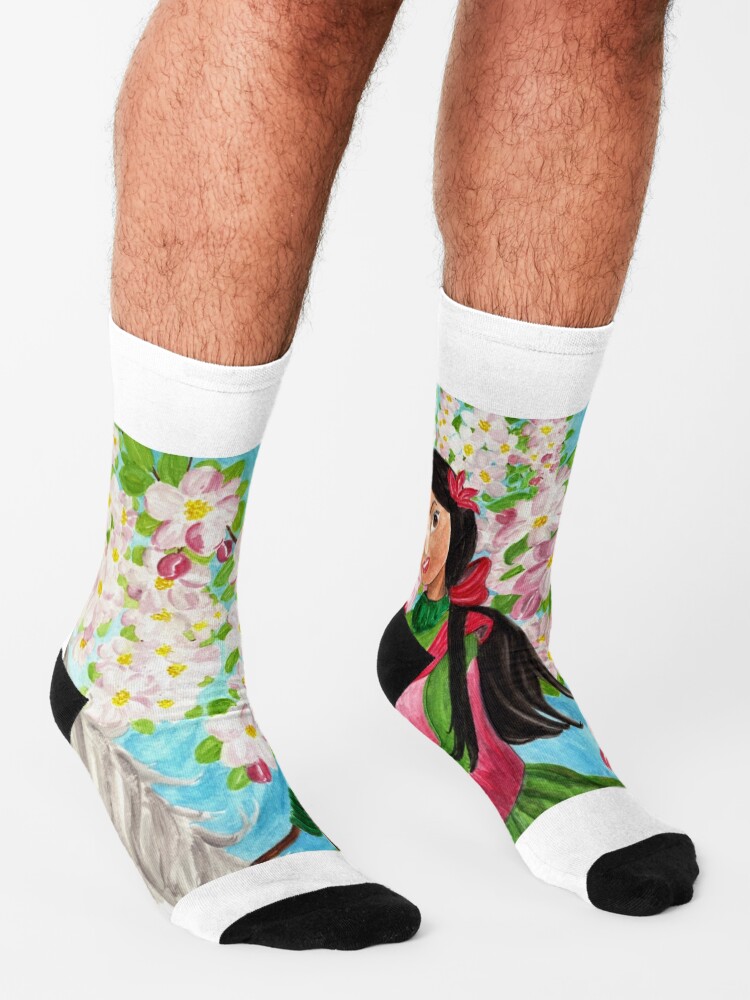 Alternate view of Princess Precious - In the Spring - Scarf and Clothing Socks