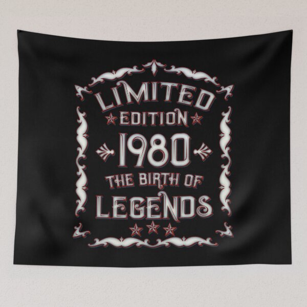 Item preview, Born in 1980 - Present 40th birthday Vintage 1980 designed and sold by Dubbra.