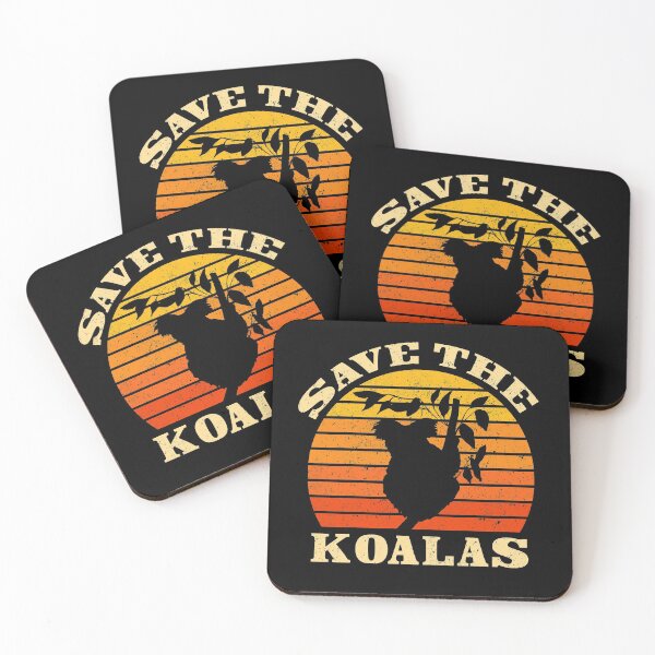 Item preview,  Save the Koalas - Vintage Koala Bear Animals Lovers Gift designed and sold by MagicBoutique.