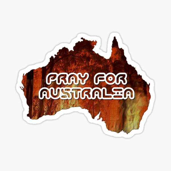 Pray For Australia Sticker