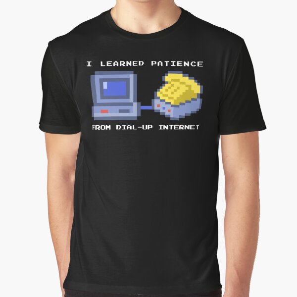 Item preview, Retro Classic Dial-up Internet 56k Modem Computing Patience Joke Gift designed and sold by Maljonic.