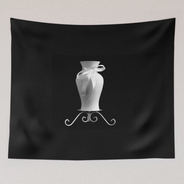 Item preview, Vase With White Bow designed and sold by Sandra Foster.