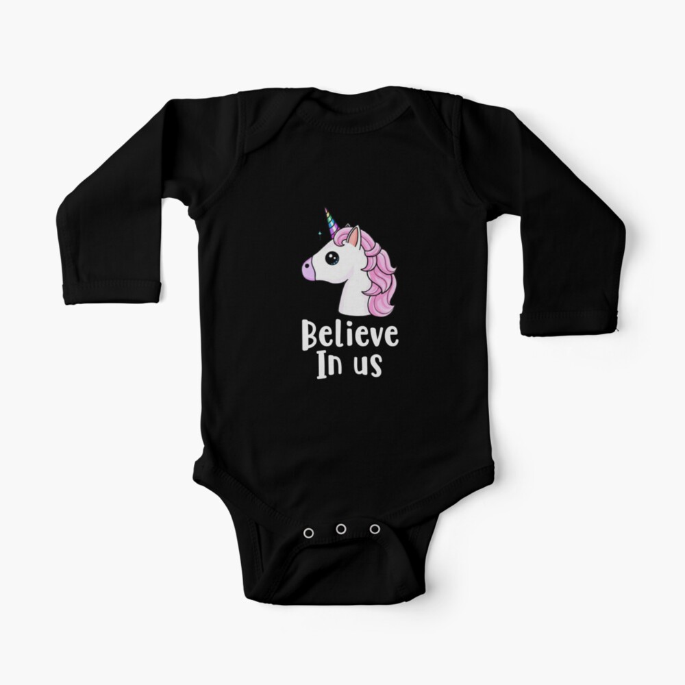 Believe In Us Baby One Piece By Novatees Redbubble