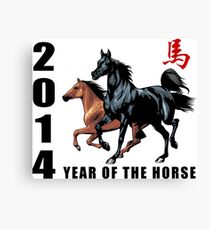 2014 Year of The Horse Canvas Print