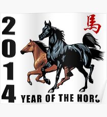 2014 Year of The Horse Poster