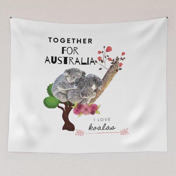 Item preview, Koalas, together for Australia designed and sold by AnadeeaLupu.