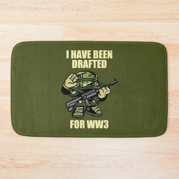 Item preview, DRAFTED FOR WW3 WORLD WAR 3 designed and sold by ReignGFX.