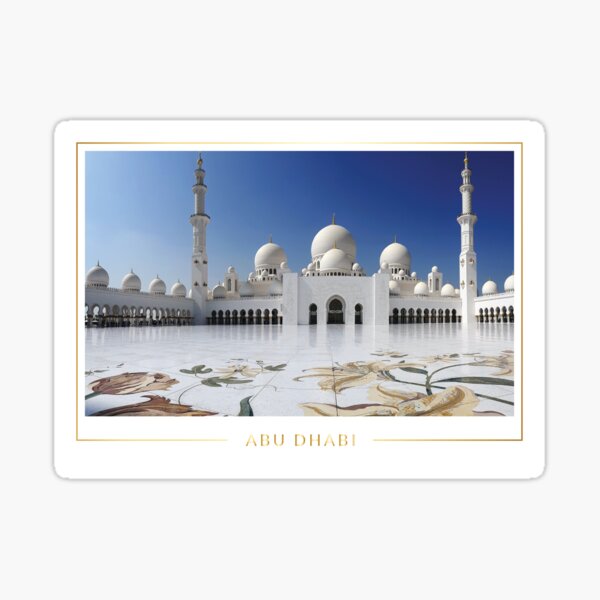 Item preview, Sheikh Zayed Grand Mosque Abu Dhabi designed and sold by dk-design85.