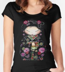 Little Green Teapot TShirt by Karin Taylor Women's Fitted Scoop T-Shirt