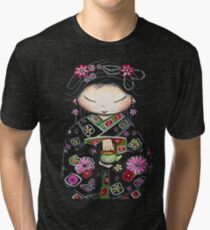 Little Green Teapot TShirt by Karin Taylor Tri-blend T-Shirt