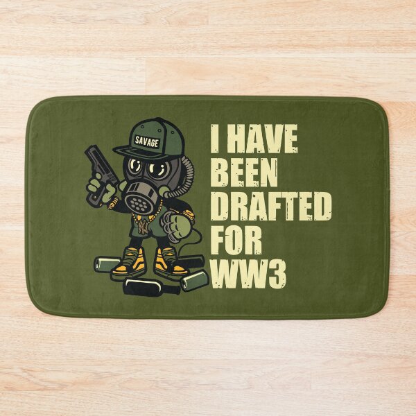 Item preview, DRAFTED FOR WORLD WAR 3 WW3 designed and sold by ReignGFX.