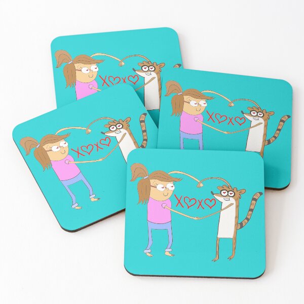 Item preview, XOXO Rigby and Eileen Regular Show/Valentines Day designed and sold by kestrada2906.