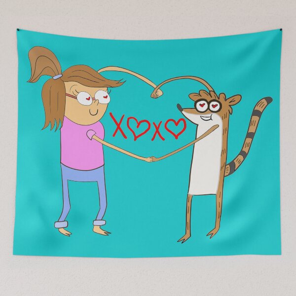Item preview, XOXO Rigby and Eileen Regular Show/Valentines Day designed and sold by kestrada2906.