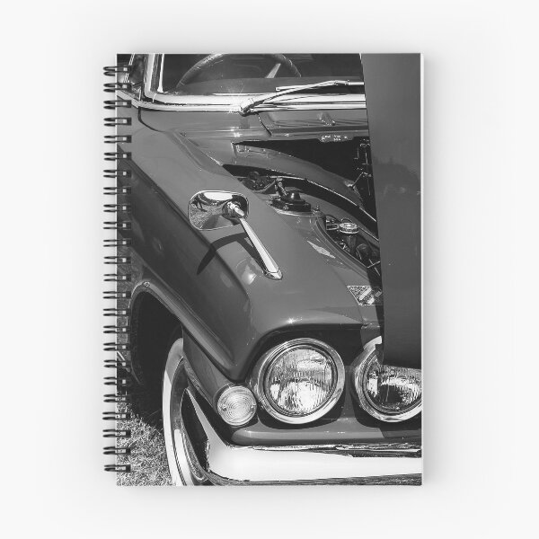 Item preview, A black and white image of the front of a red 1960s Ford Consul Classic on display at a car show designed and sold by Graham Cornall.