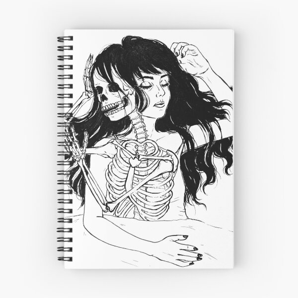 Item preview, Out of Body Experience - Sleep Paralysis Skeleton Girl designed and sold by dinatrix.