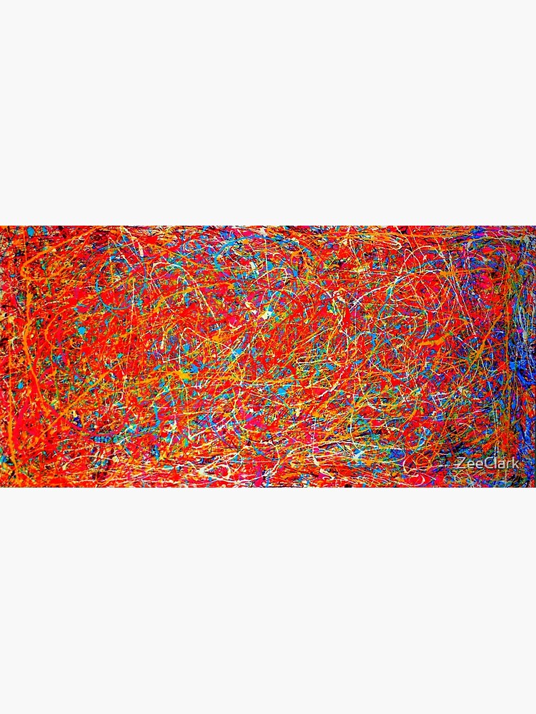 Abstract Jackson Pollock Painting Original Art by ZeeClark