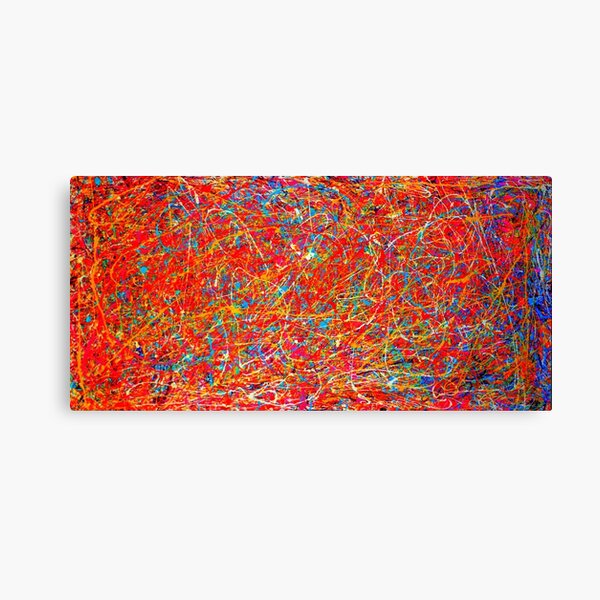 Vista previa del artículo con la obra «Pintura abstracta de Jackson Pollock, arte original», diseñado y vendido por ZeeClark.