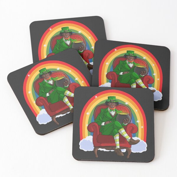 Item preview, African American Leprechaun St. Patrick's Day designed and sold by Nosek1ng.