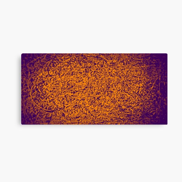 Vista previa del artículo con la obra «Pintura abstracta de Jackson Pollock Arte original titulado: Orange Puff», diseñado y vendido por ZeeClark.