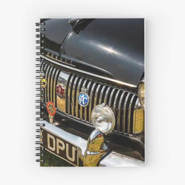 Item preview, The front of a black 1955 Ford Consul on display at a car show designed and sold by Graham Cornall.