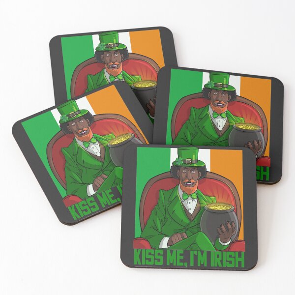 Item preview, Kiss Me I'm Irish Black Leprechaun St. Patrick's Day designed and sold by Nosek1ng.